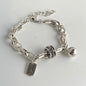 925 Sterling Silver Bracelets with Ball Charm