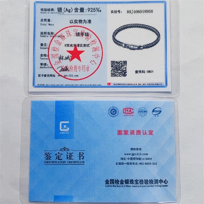925 Sterling Silver Handmade Woven Bracelet