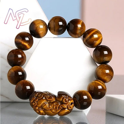 Natural Tiger Eye Pixiu Bracelet