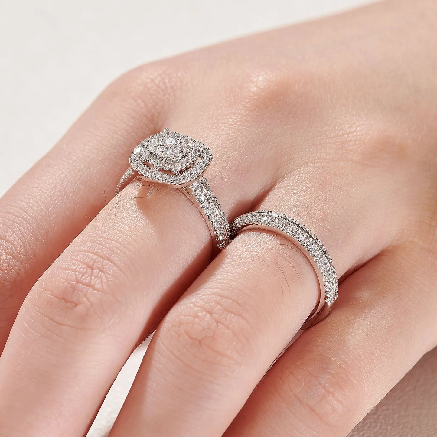 925 Sterling Silver Engagement Ring