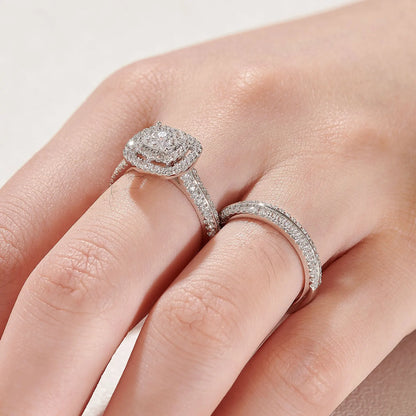 925 Sterling Silver Engagement Ring