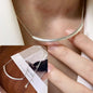 925 Sterling Silver Bead Geometry Necklace