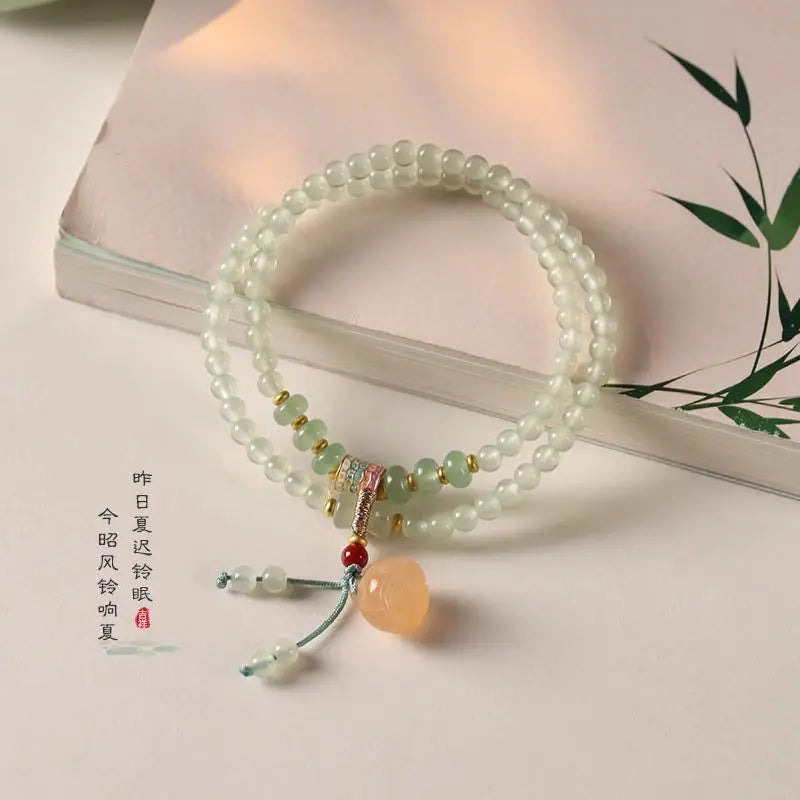 Natural Dongling Jade Bracelet