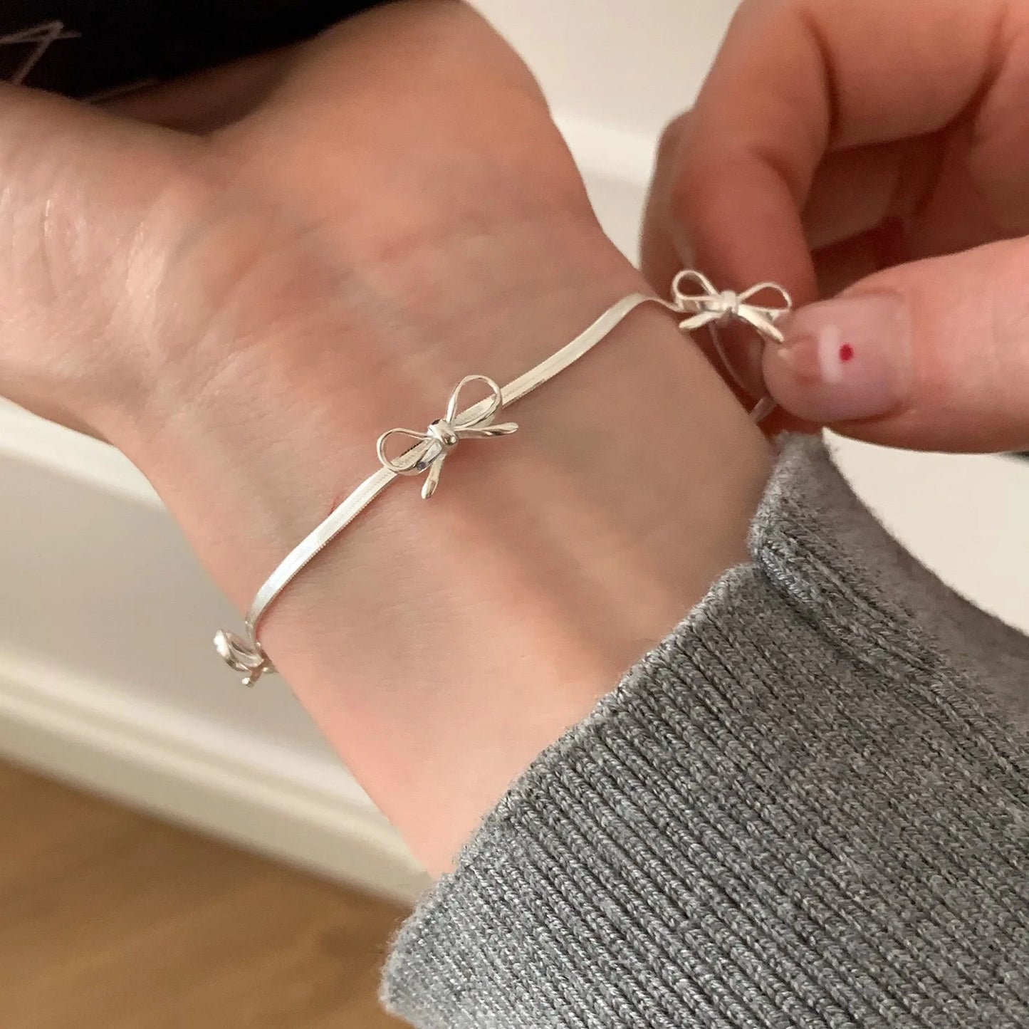 925 Sterling Silver Butterfly Bracelet