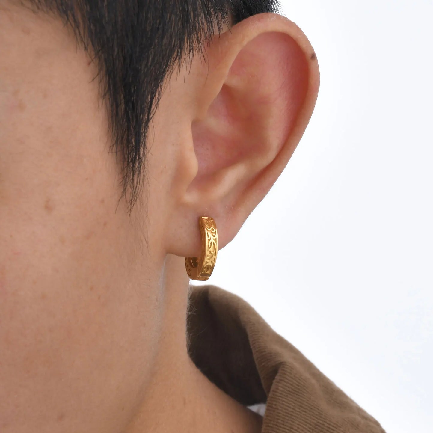 Totem Hoop Earrings