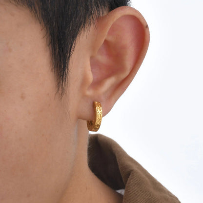 Totem Hoop Earrings