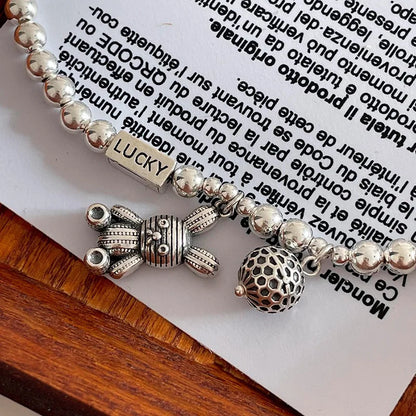 S925 Bracelets with Bear Charm