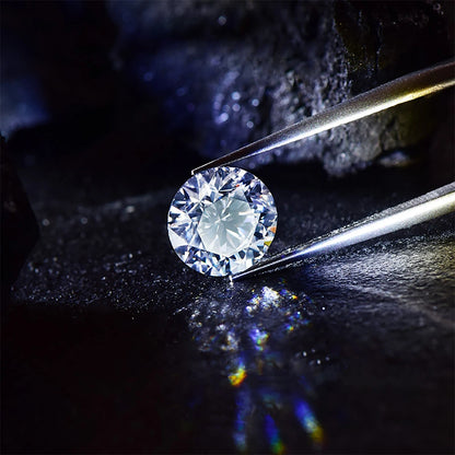 100% Real Moissanite Certified Lab Grown Diamond