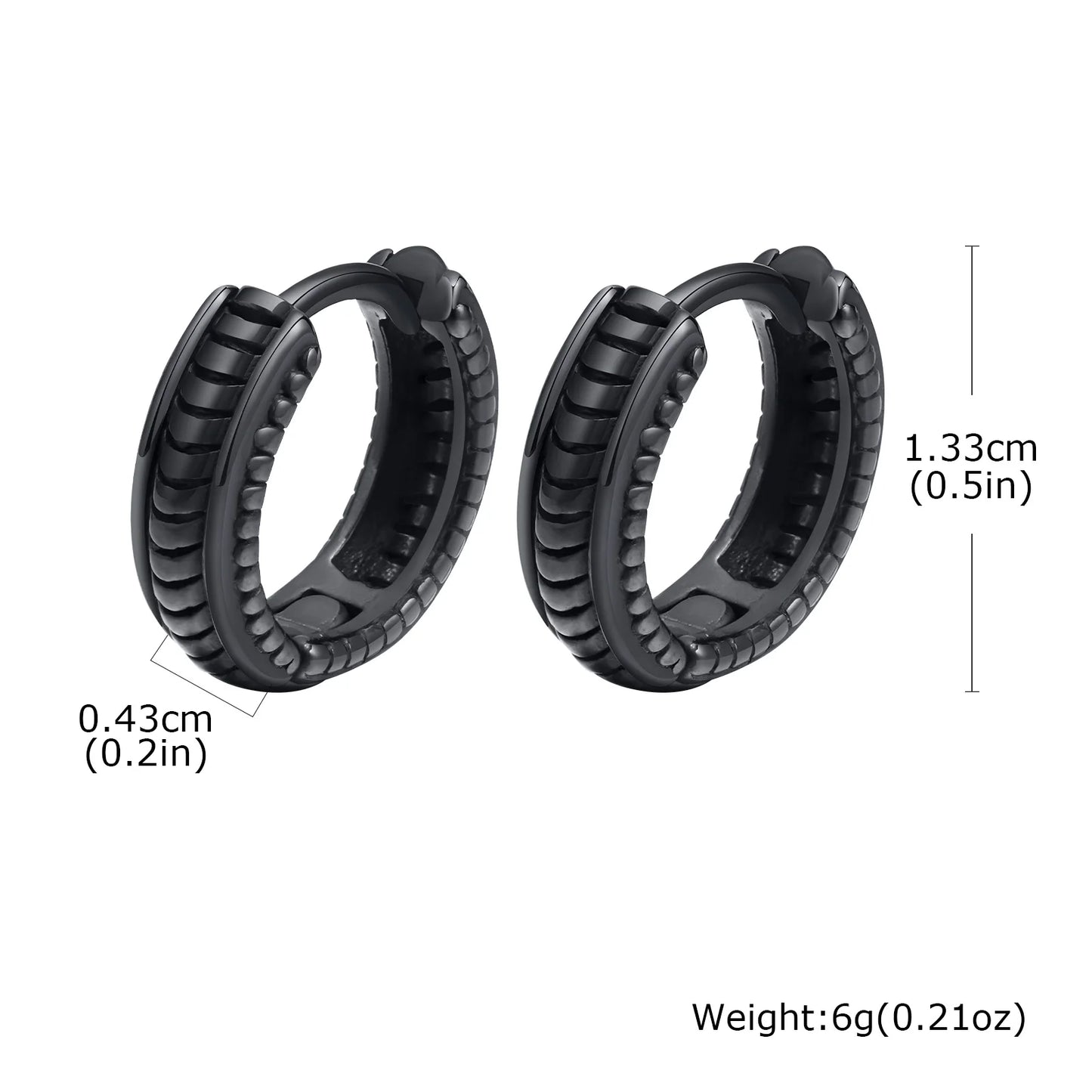 Retrol Hoop Earrings