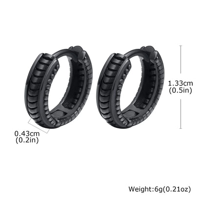 Retrol Hoop Earrings