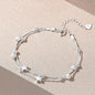 Fine 925 Sterling Silver Lucky Beads Bracelet