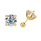 S925 GRA Certified Moissanite Stud Earrings