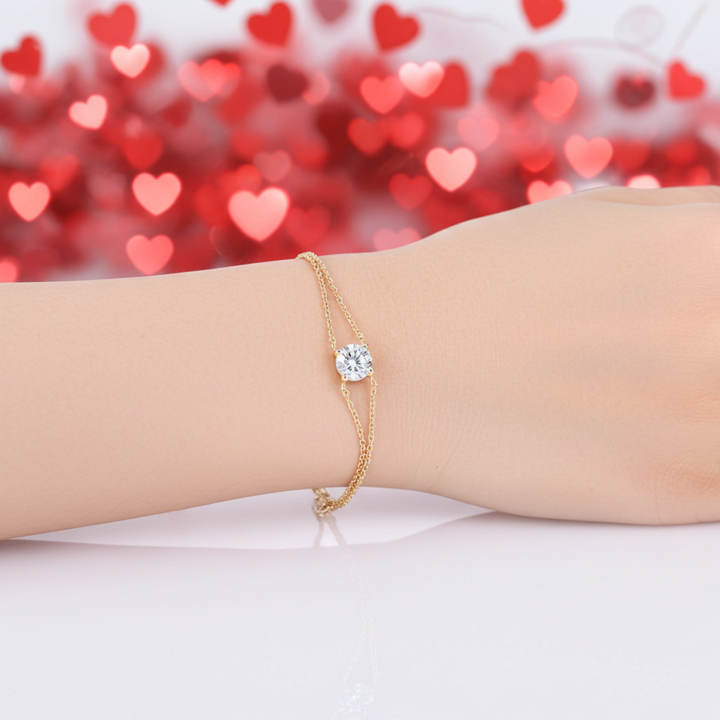 S925 6.5mm 1ct Moissanite Bracelet