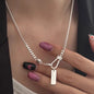 925 Sterling Silver Bead Geometry Necklace
