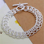 925 Sterling Silver Exquisite Solid Chain Bracelet