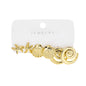 6pcs/Set Trendy Shell Starfish Stud Earrings