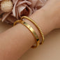 Stainless Steel Gold Colour Waterproof Bracelet