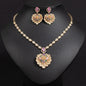 Sturdy Shell Bloom Flower Jewellery Set