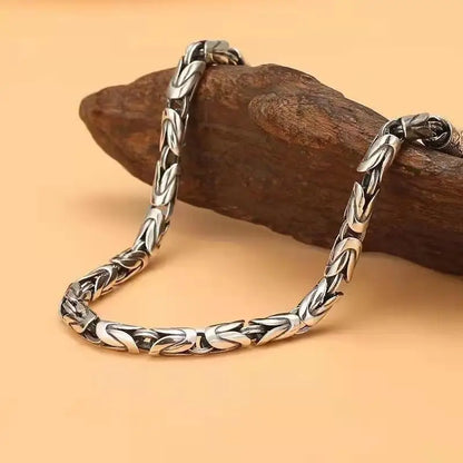 925 Sterling silver retro style bracelet