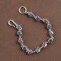 S925 Blue & Purple Gemstone Bracelet