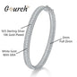 2mm Moissanite Bracelet in 925 Sterling Silver 18K Gold Plated