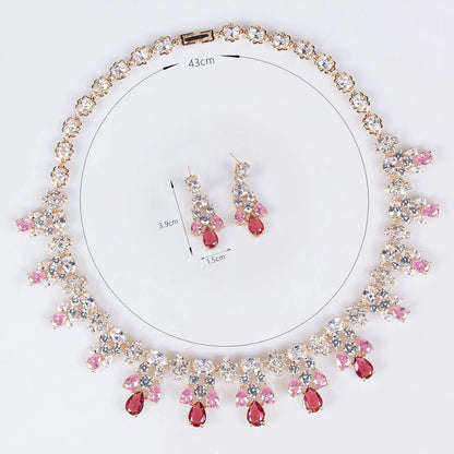 Sparkling Yellow Jewellery Set