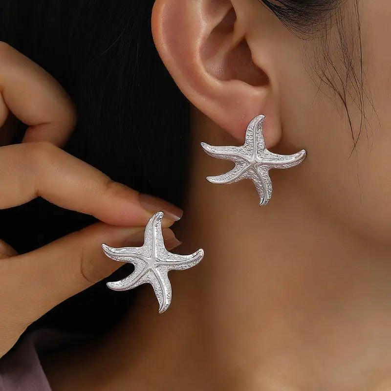 Beach Pearl Conch Shell Earrings