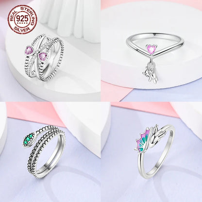 Luminous Firefly S925 Rings