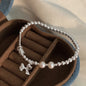925 Sterling Silver Zircon Love Heart Bracelet