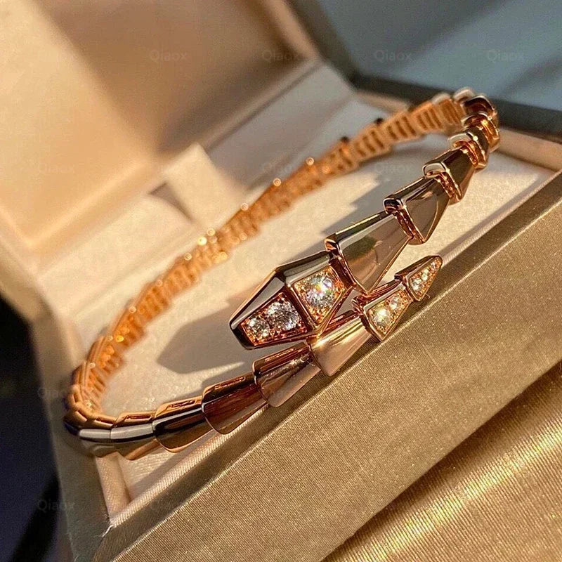 S925 Snake Bone Bracelet