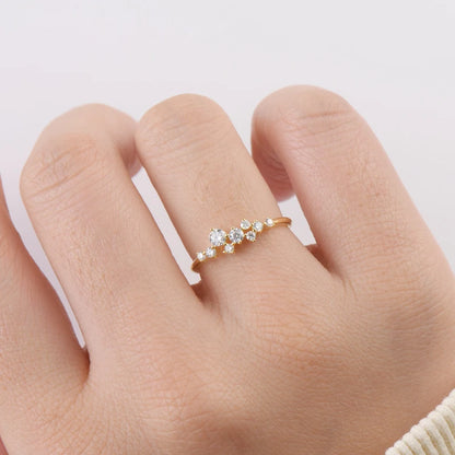 S925 Moissanite Diamond Necklace & Ring