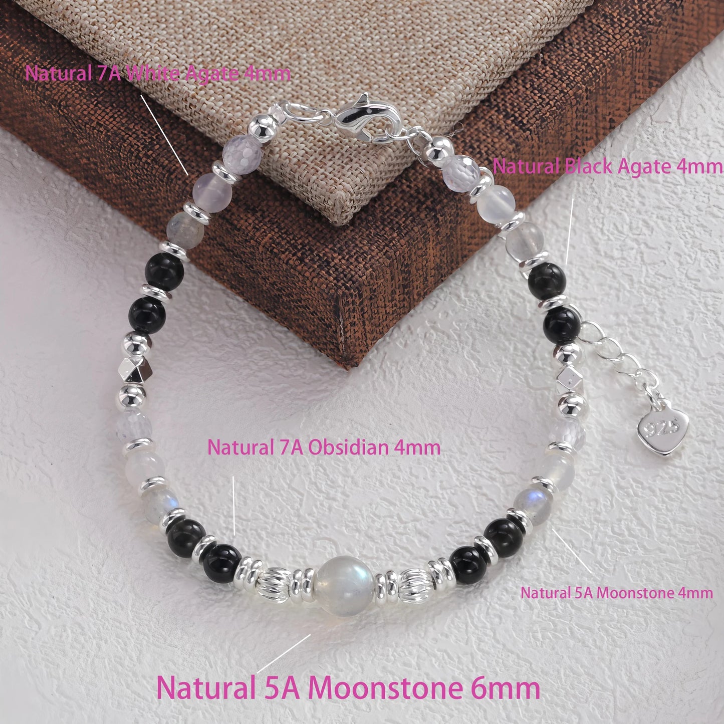 925 Sterling Silver Butterfly Bracelet