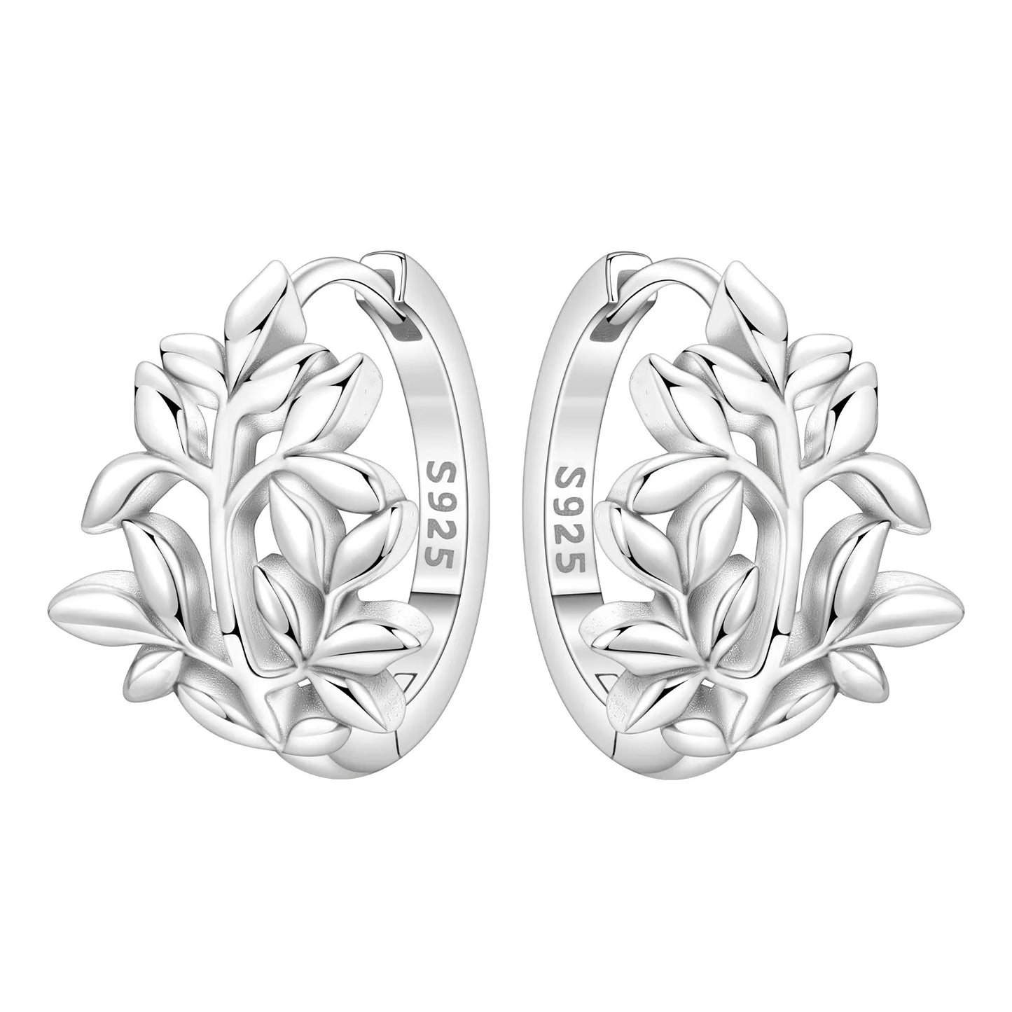 Original S925 Blue Iris Flower Earrings