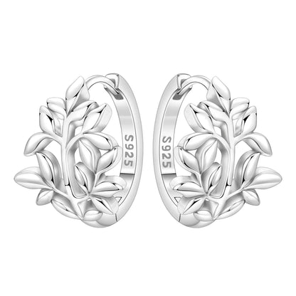 Original S925 Blue Iris Flower Earrings