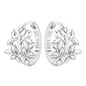 Original S925 Blue Iris Flower Earrings