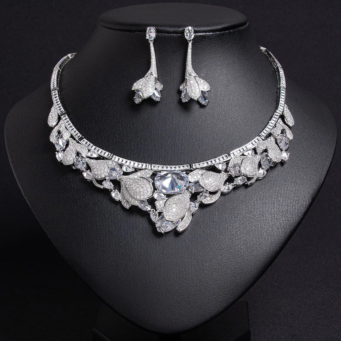 Luxury Leaf Jewellery Set