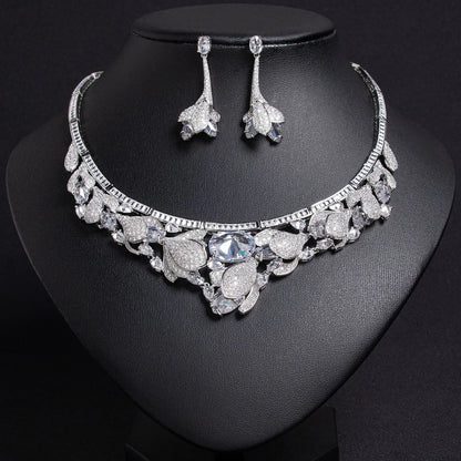 Luxury Leaf Jewellery Set