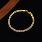 S925 Italian Style Woven Chain Bracelet