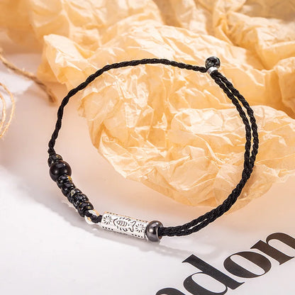 S925 Beaded Geometric Bracelet