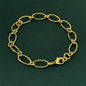 925 Sterling Silver Bracelet Plated with 18K Gold