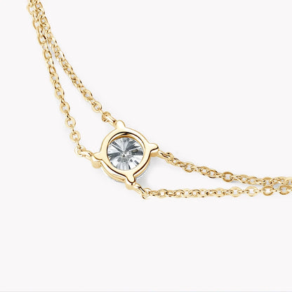 S925 6.5mm 1ct Moissanite Bracelet