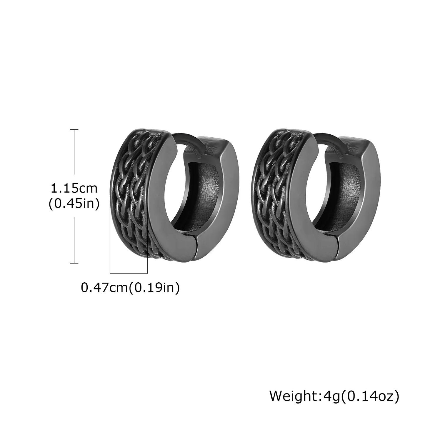 Retrol Hoop Earrings