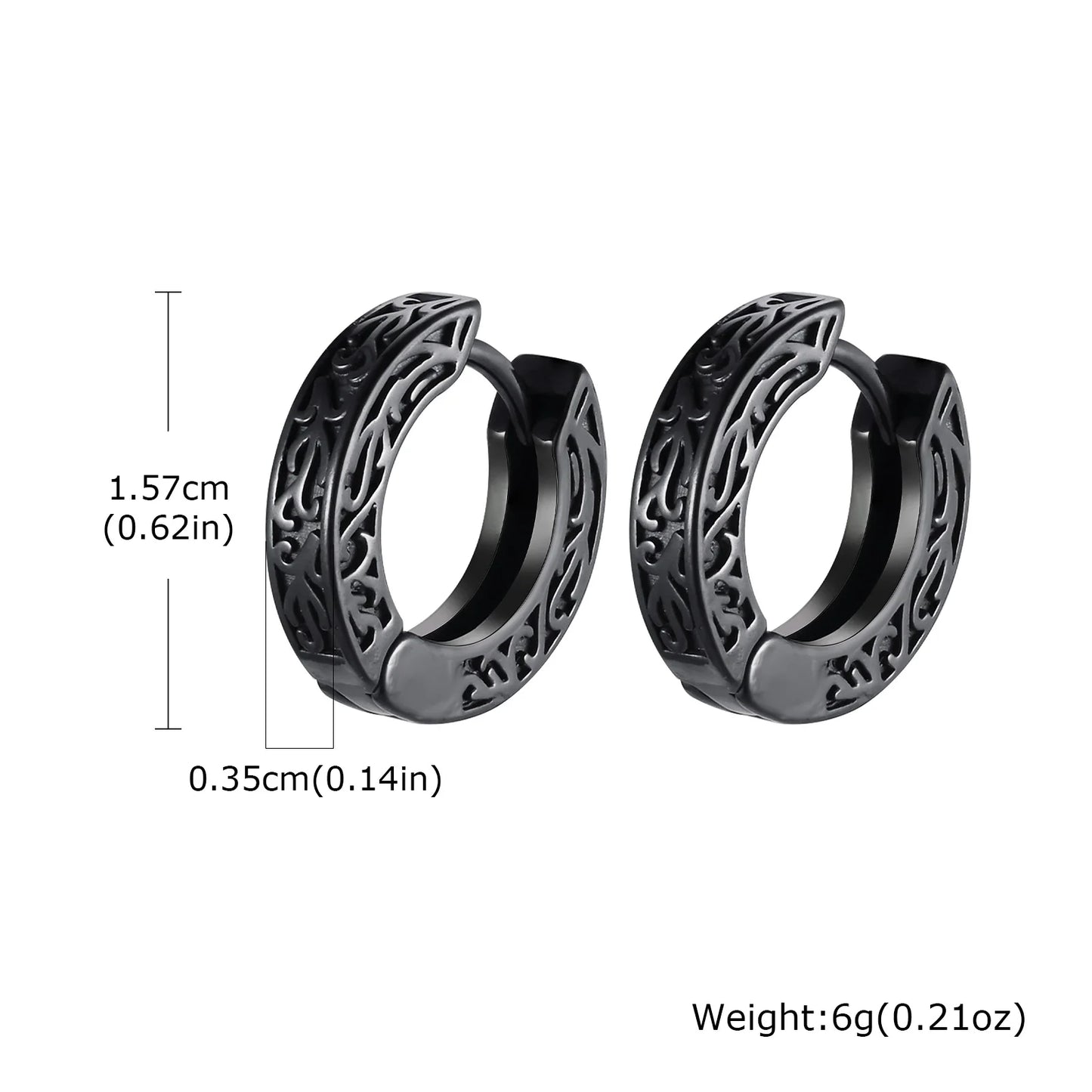 Retrol Hoop Earrings