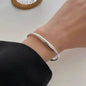 S925 Blue & Purple Gemstone Bracelet