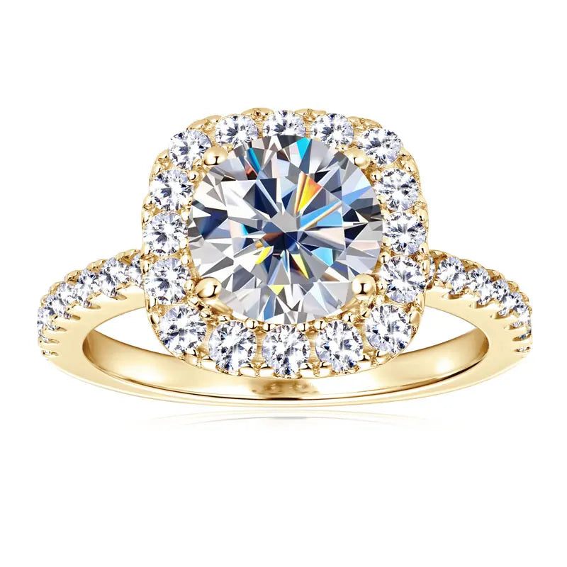 8mm 2ct Moissanite Ring