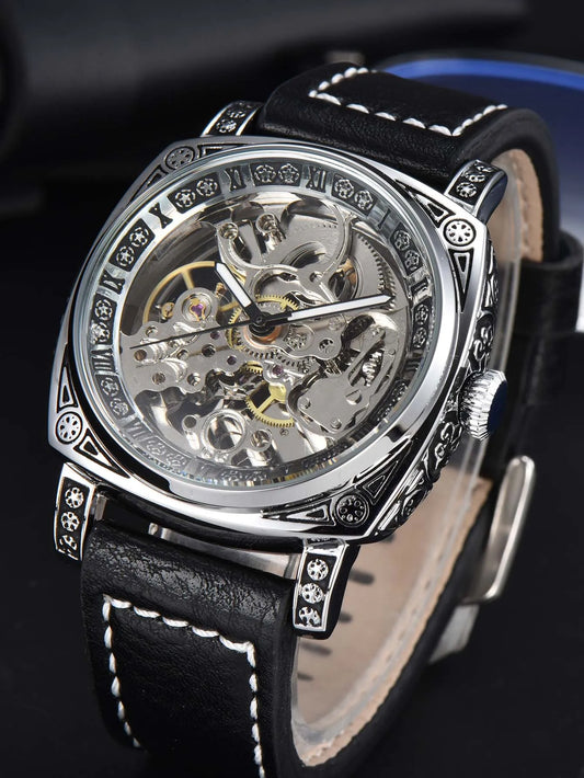 LONGLUX automatic watch retro style