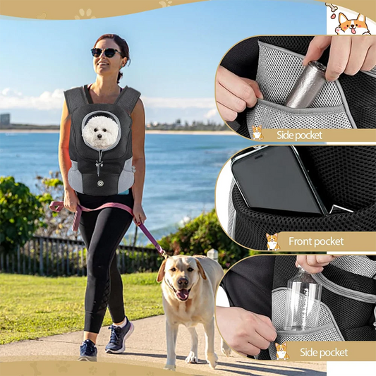 Pet Backpack Carrier for Small Dogs & Cats