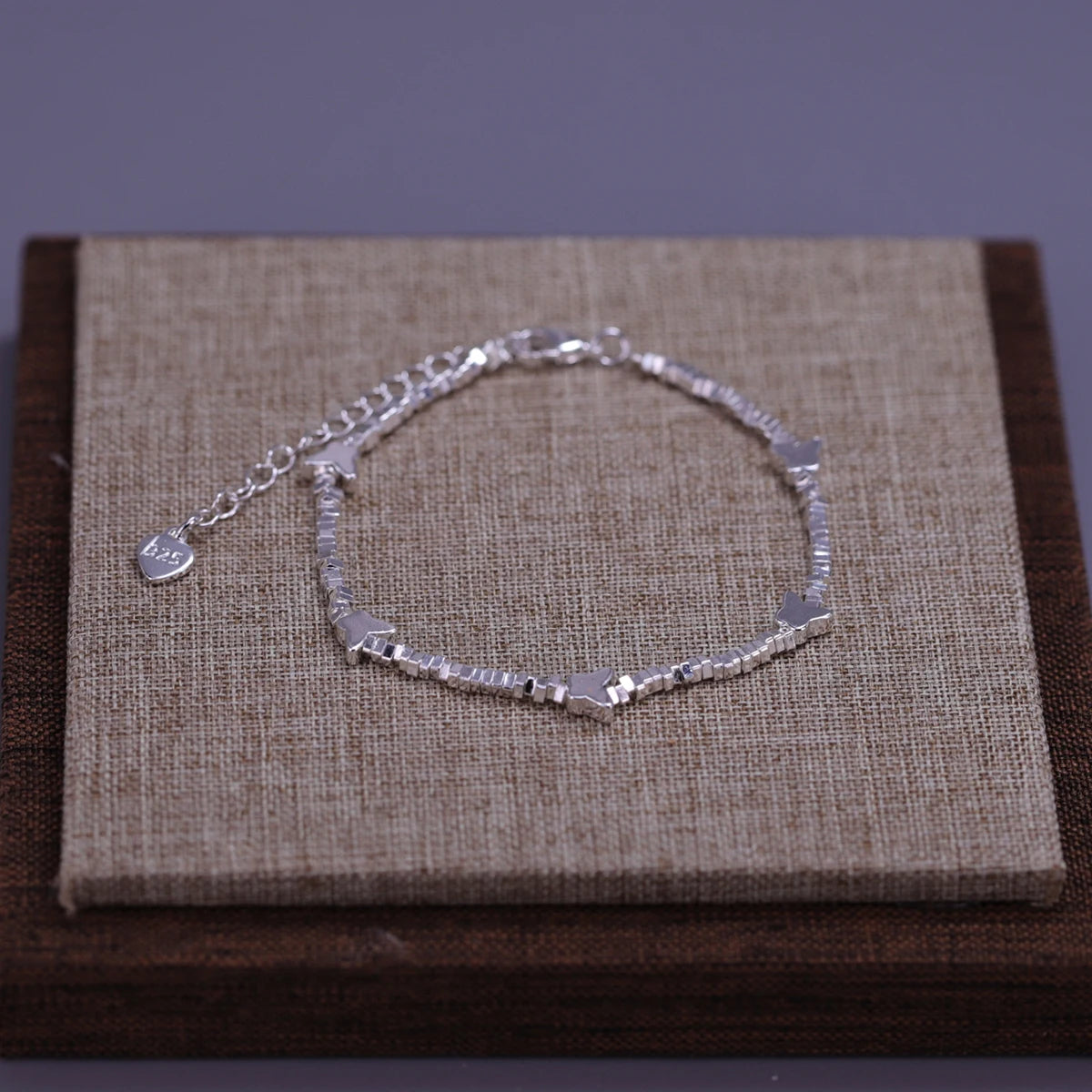 925 Sterling Silver Butterfly Bracelet