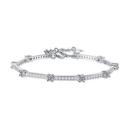 1.67ct D Color Moissanite Tennis Bracelet