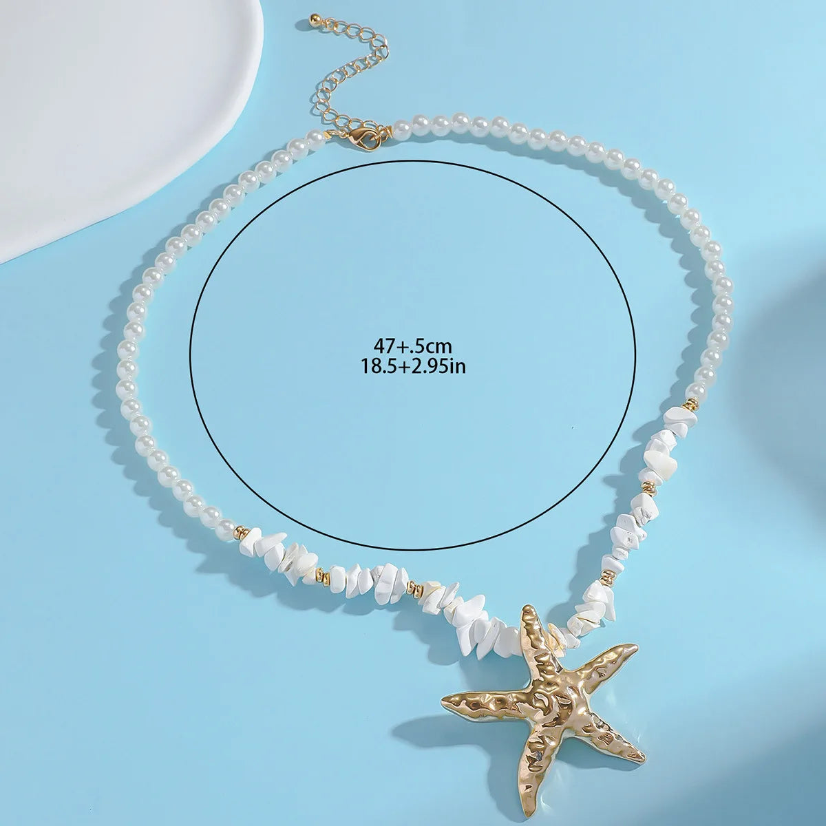 Natural Seashell Beaded Necklace